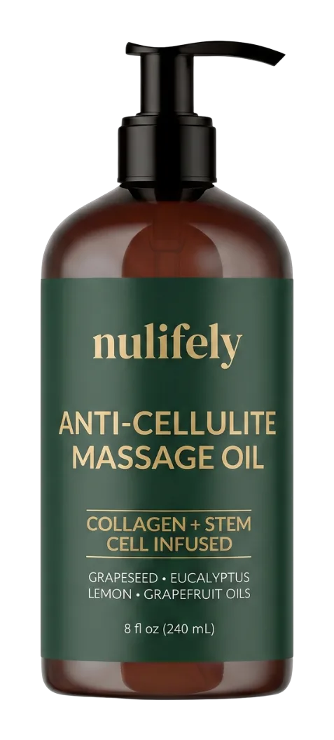 Nulifely Anti-Cellulite Massage Oil bottle