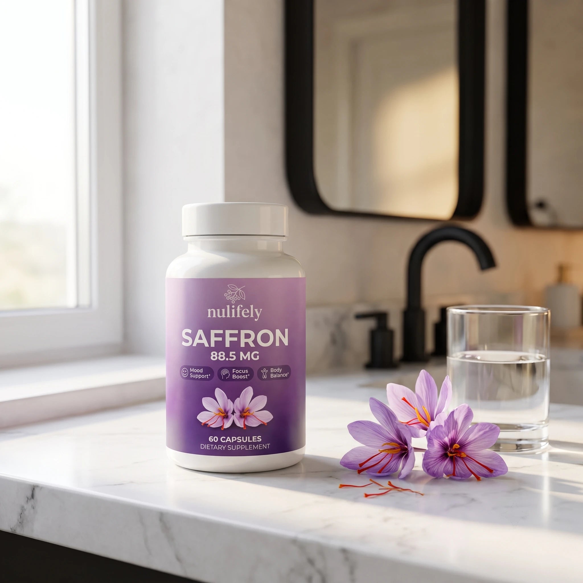 Nulifely® Saffron Capsules — 90-day money-back guarantee