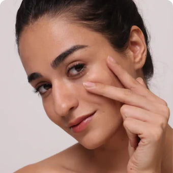 Smoothly blend across the under-eye and eyelids