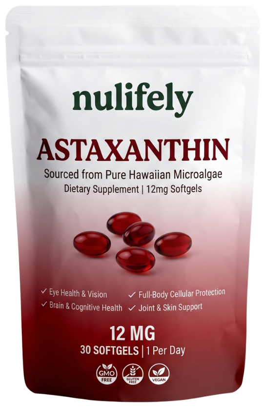 Nulifely Astaxanthin 12mg Softgels