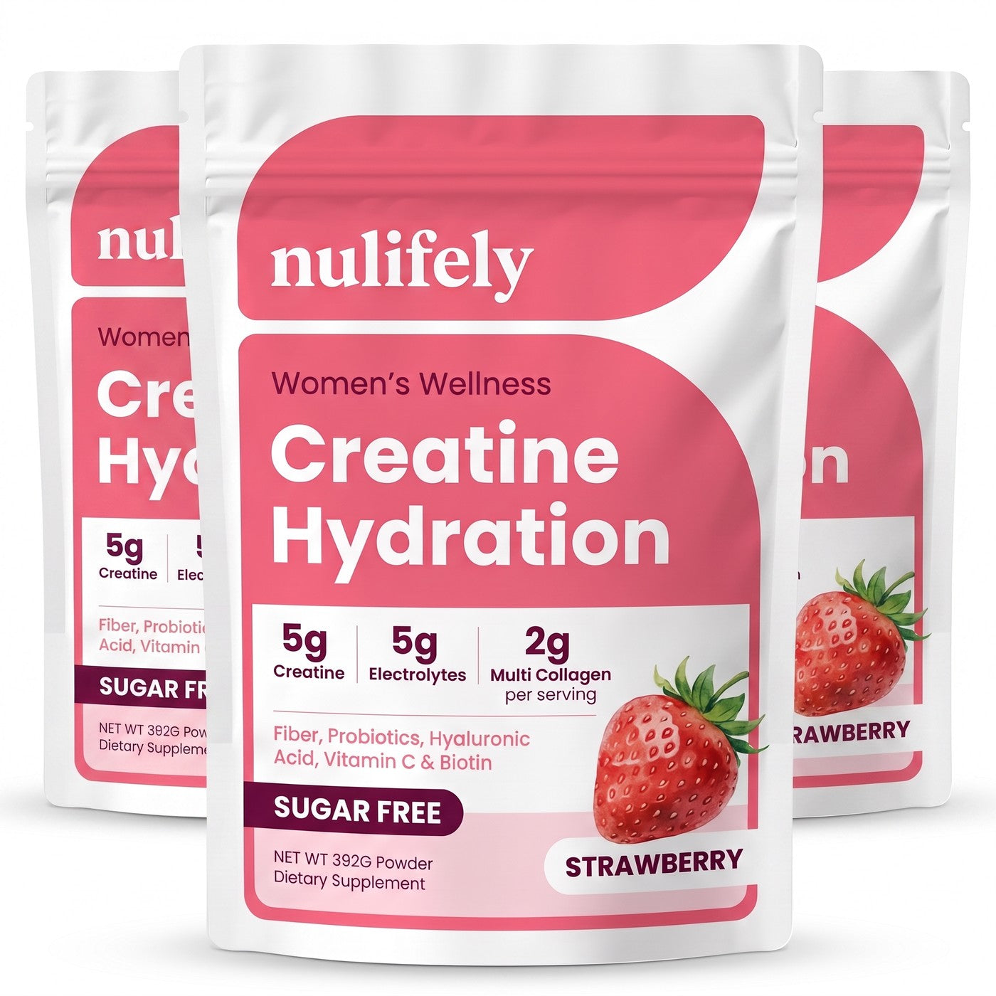 Nulifely Nattokinase Complex — three pouches