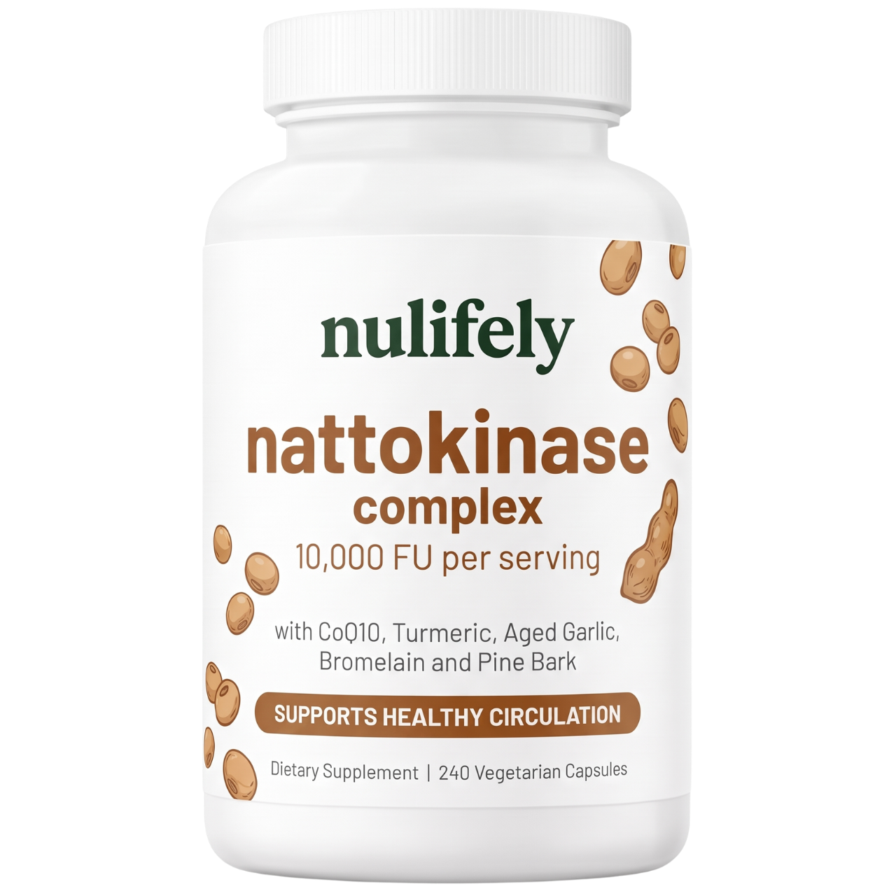 Nulifely Nattokinase Complex bottle